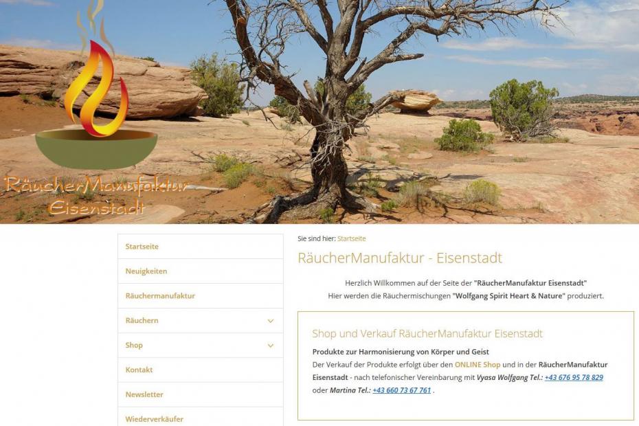 Homepage raeuchermanufaktur-eisenstadt.com