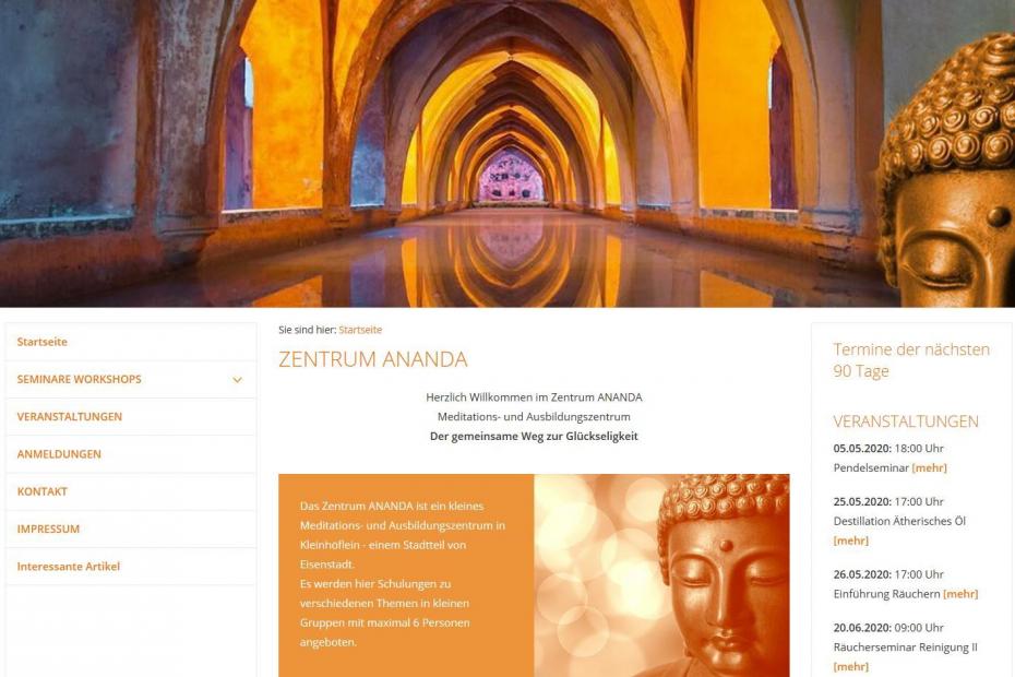 Homepage zentrum-ananda.at